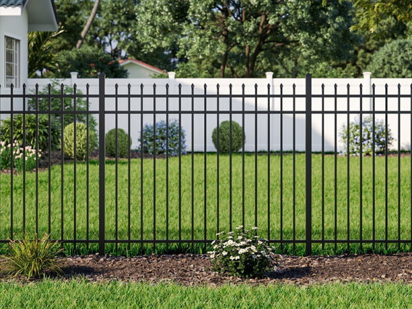 Aluminum Crimp Spear Fence